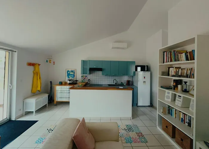 Апартаменты Charmante Petite Maison Entre Et Campagne Avec Piscine Фижак